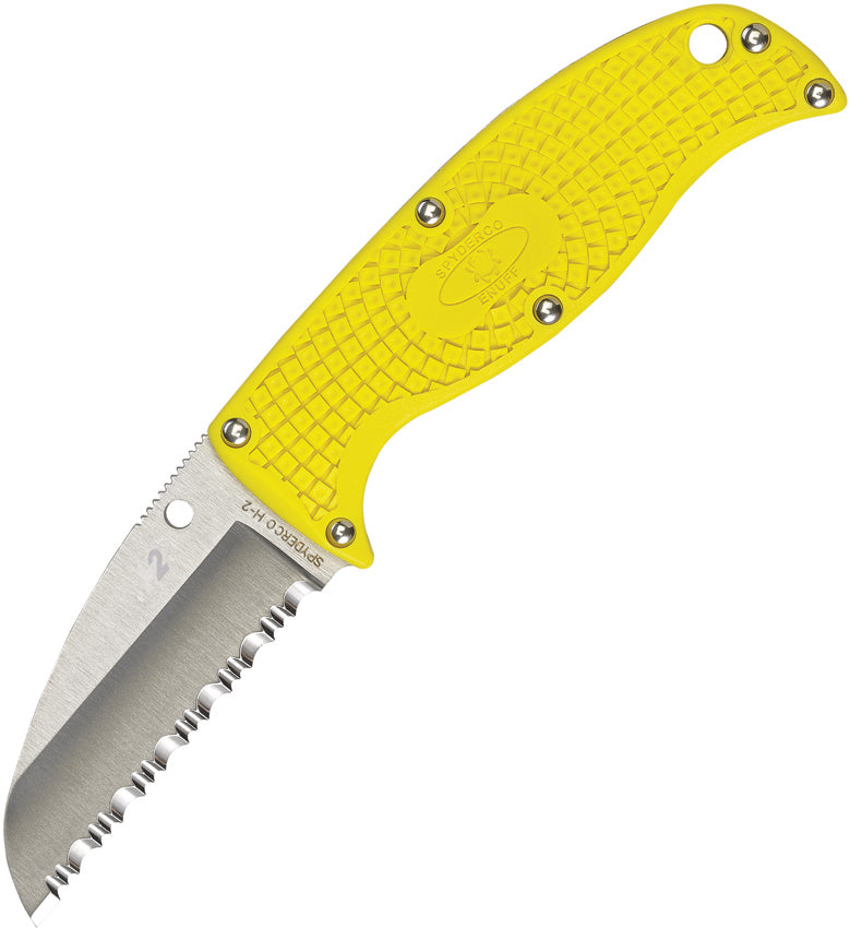 Spyderco Enuff Salt Yellow