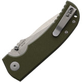 Spartan Blades Astor Linerlock Green G10