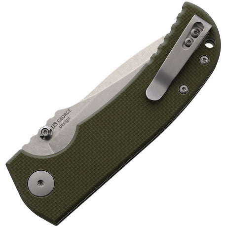 Spartan Blades Astor Linerlock Green G10