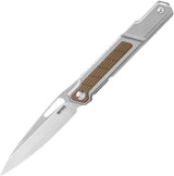 SRM Knives Titanium Framelock Tan