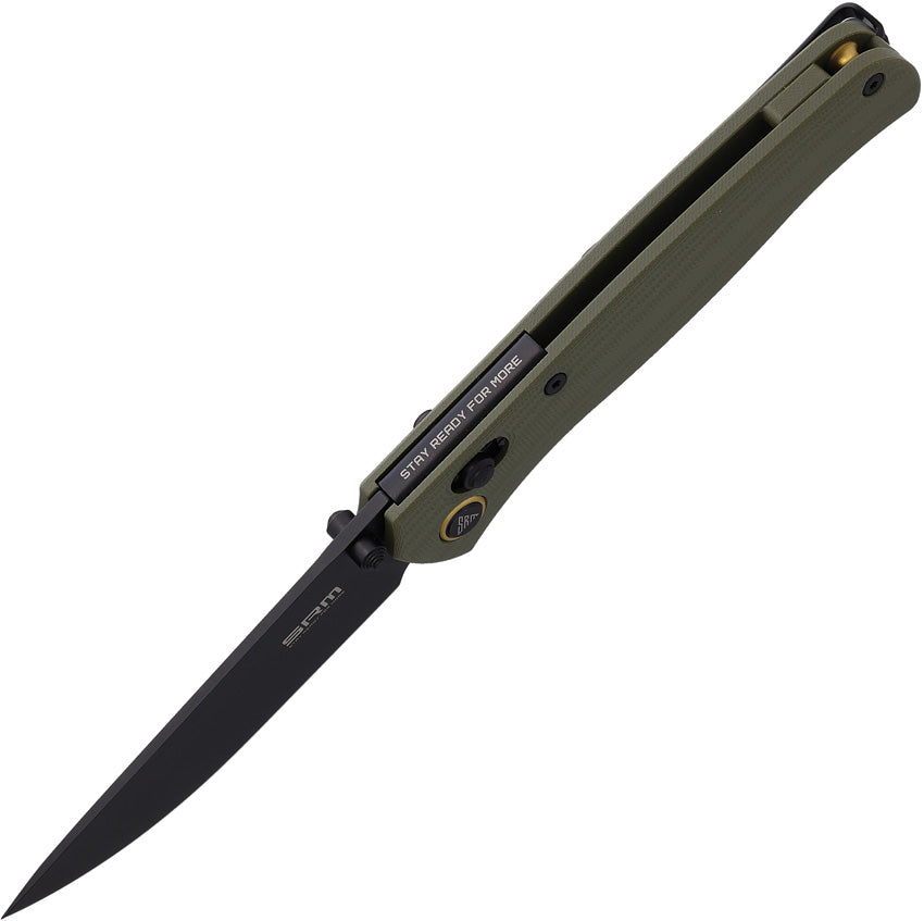 SRM Knives 255L-GK Ambi Lock Green