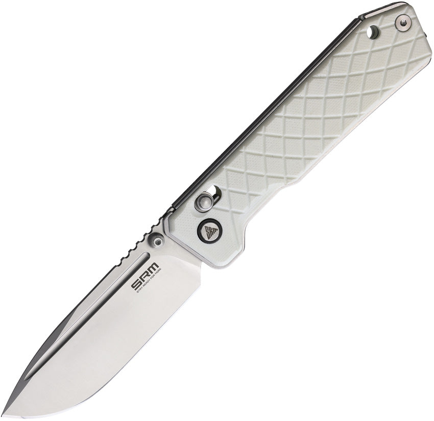 SRM Knives Rubik Ambi Lock White