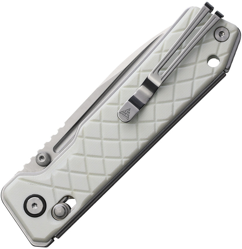 SRM Knives Rubik Ambi Lock White