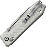 SRM Knives Rubik Ambi Lock White