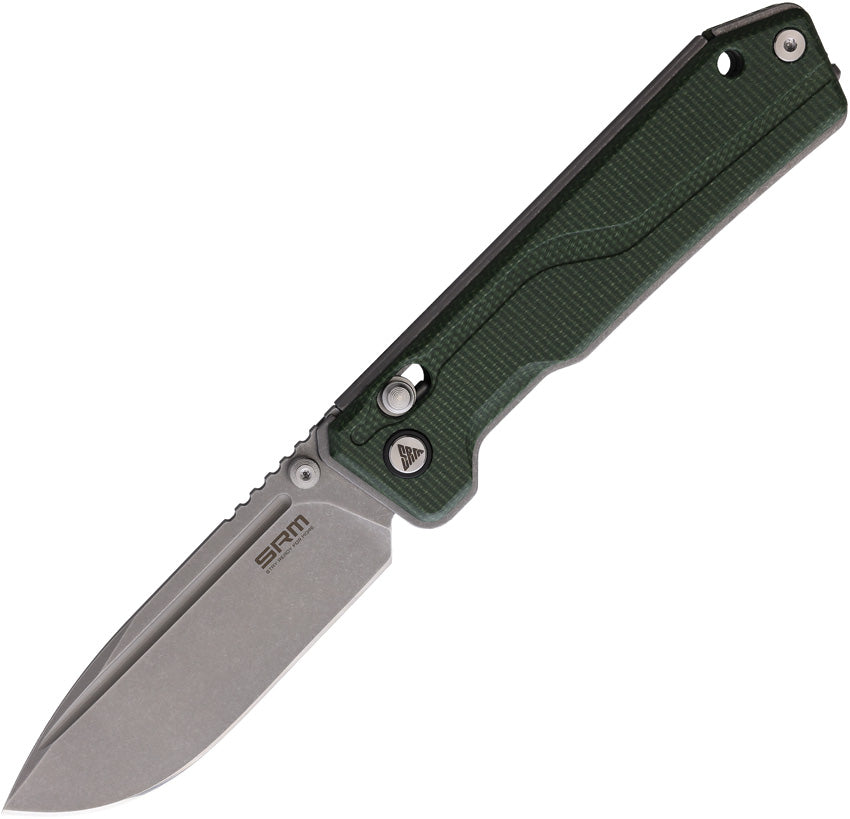 SRM Knives Rubik Ambi Lock Green