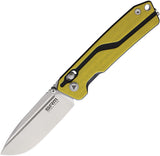 SRM Knives 7228 Ambi Lock Yellow