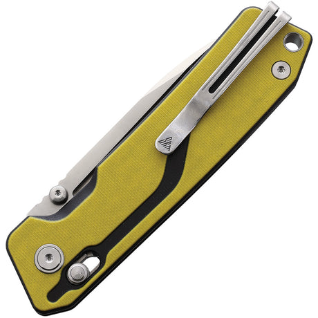 SRM Knives 7228 Ambi Lock Yellow