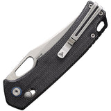 SRM Knives 9203 Ambi Lock Black Micarta