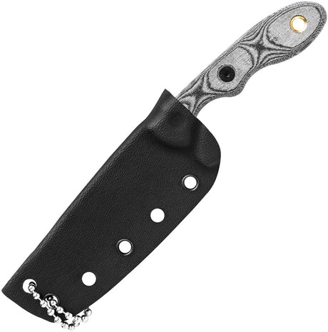 TOPS Mini Scandi Knife Black Linen