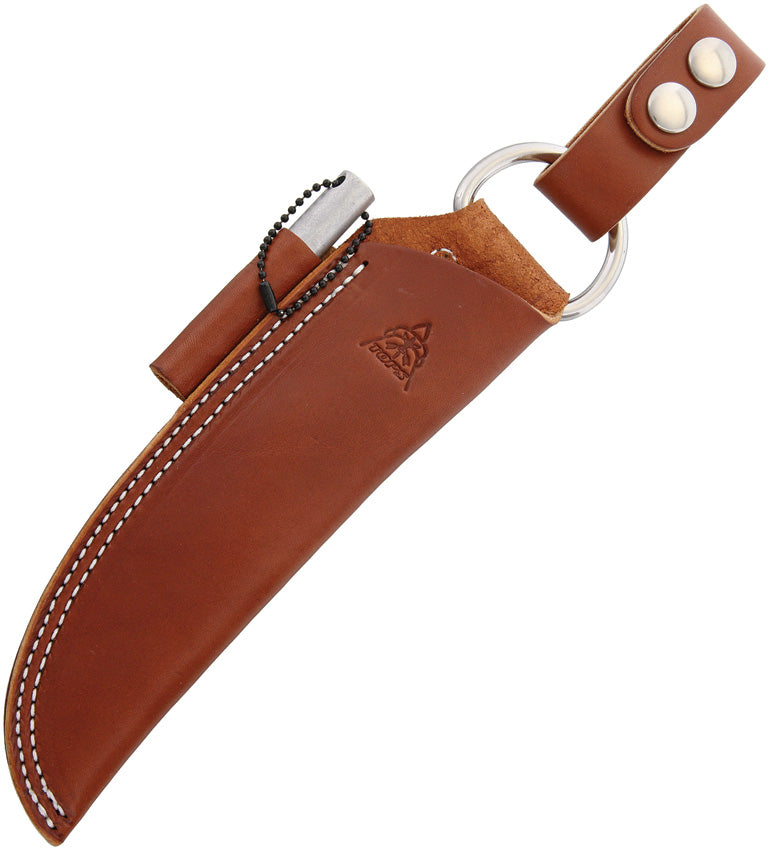 TOPS Bushcraft Sheath Brown Leather