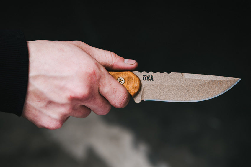 TOPS Tex Creek 69 Tan Blade/Handle