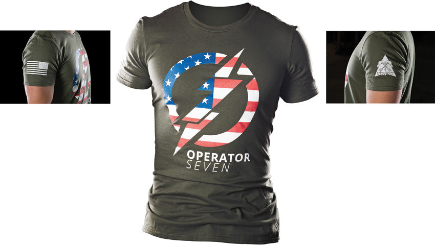 TOPS Operator 7 T-Shirt OD Med