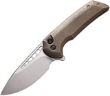 We Knife Co Ltd Mini Malice Button Lock Bronze