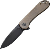 We Knife Co Ltd Elementum Framelock Bronze