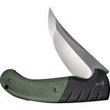 We Knife Co Ltd Curvaceous Framelock Green