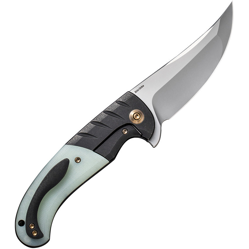 We Knife Co Ltd Curvaceous Framelock Jade