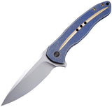 We Knife Co Ltd Kitefin Framelock Blue SW