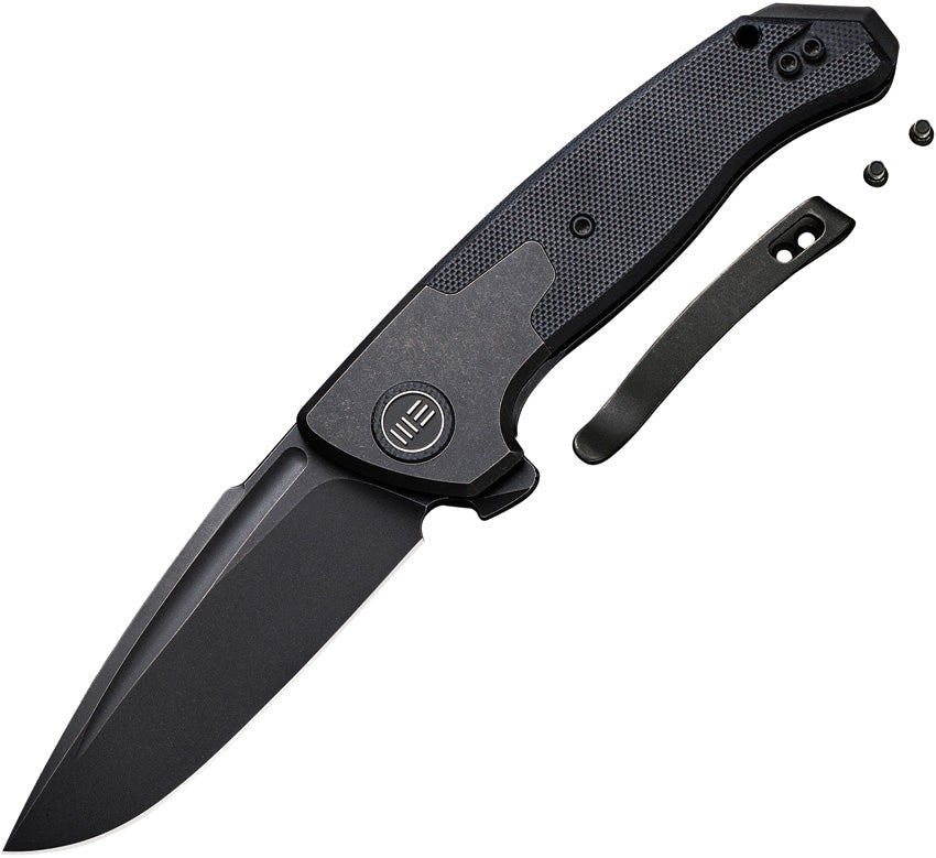 We Knife Co Ltd Press Check Framelock Black