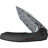 We Knife Co Ltd Trogon Framelock Damasteel