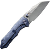 We Knife Co Ltd High-Fin Framelock Blue