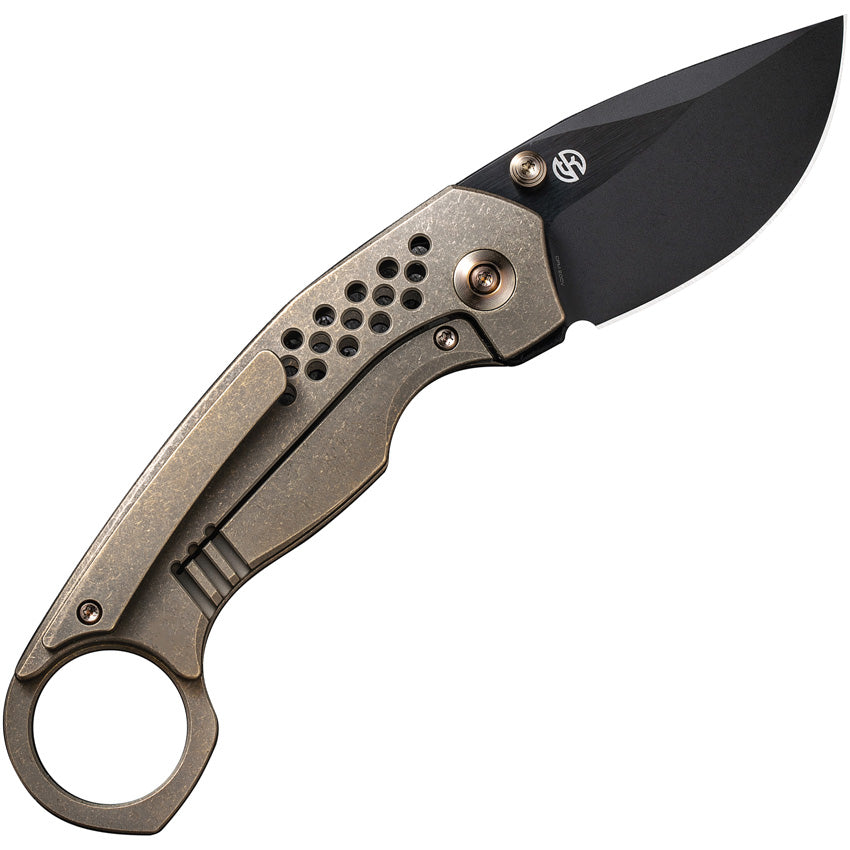 We Knife Co Ltd Envisage Framelock Bronze