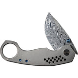 We Knife Co Ltd Envisage Framelock Damascus