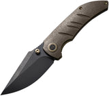 We Knife Co Ltd Riff-Raff Framelock Bronze