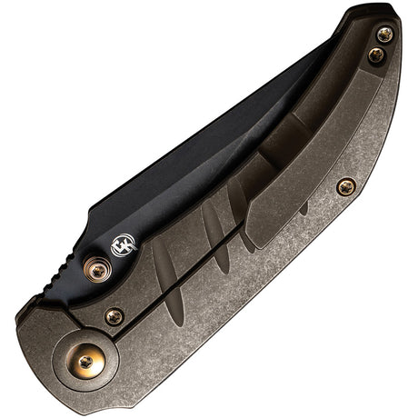 We Knife Co Ltd Riff-Raff Framelock Bronze