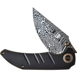 We Knife Co Ltd Riff-Raff Framelock Damascus