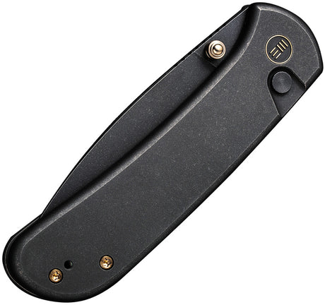 We Knife Co Ltd Qubit Button Lock Black