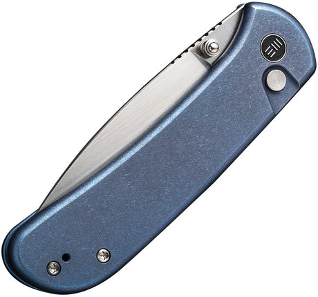 We Knife Co Ltd Qubit Button Lock Blue