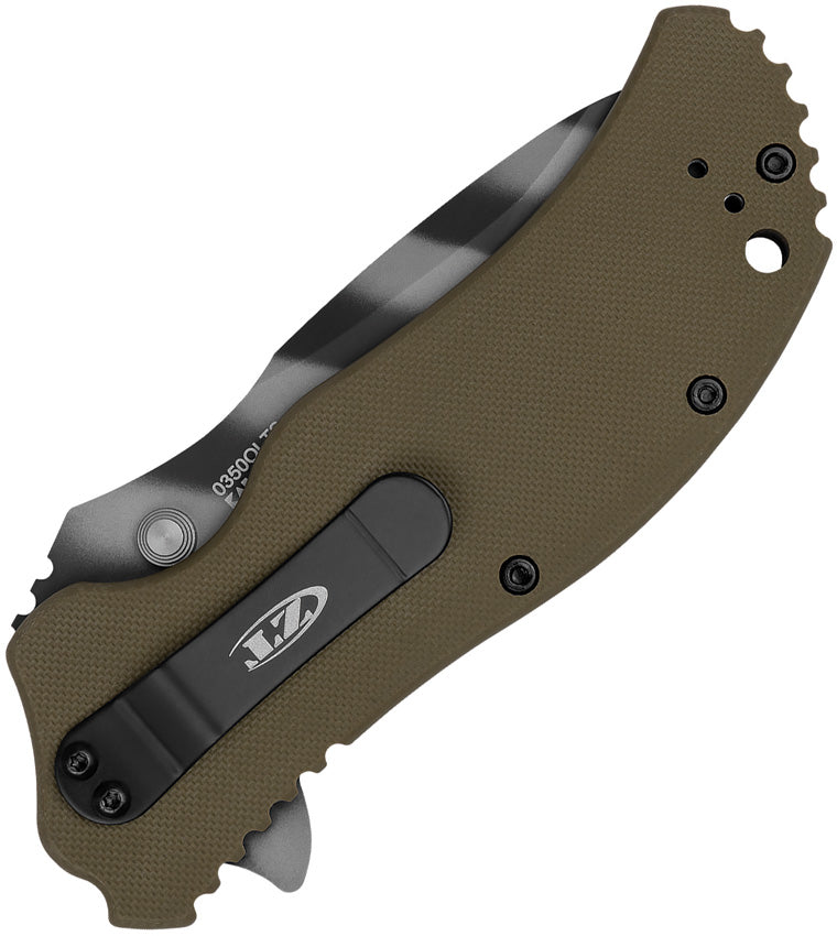 Zero Tolerance Linerlock A/O OD Green Magna C