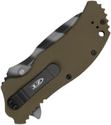 Zero Tolerance Linerlock A/O OD Green Magna C